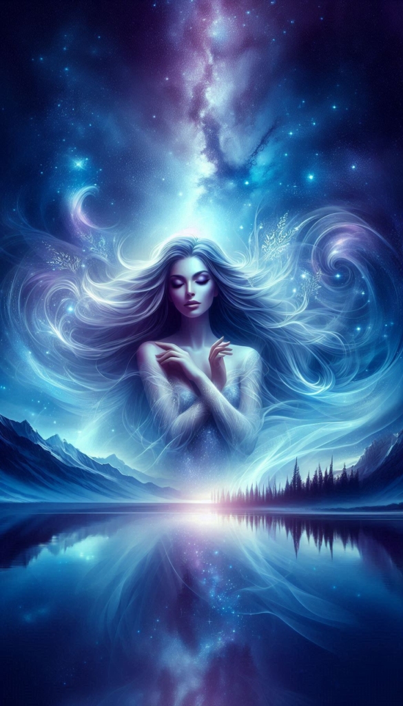 Ethereal Night Sky Goddess book cover