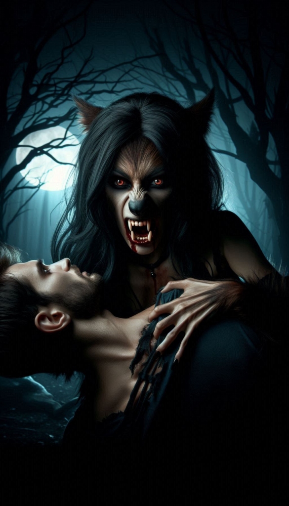 Female vampire attack book cover