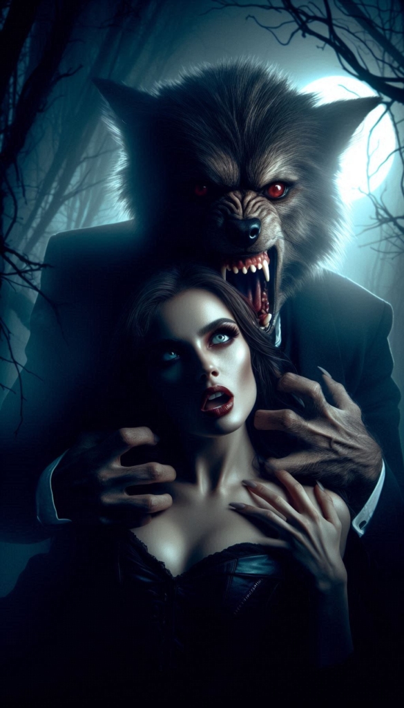 Female vampire attack book cover 