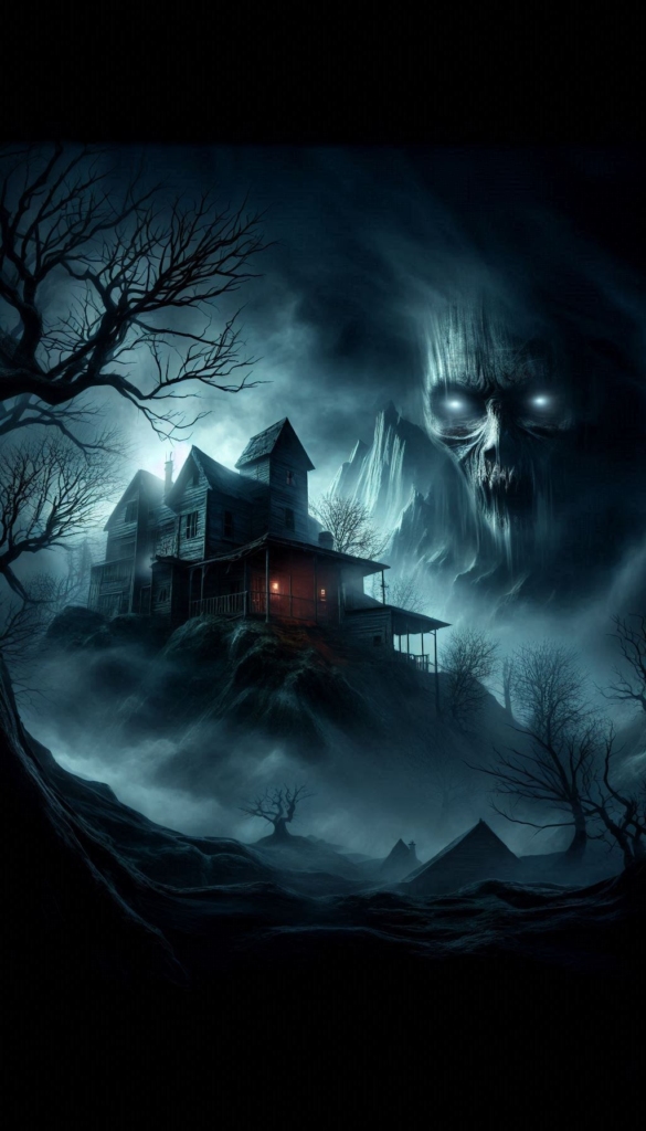 Haunted house and storm book cover