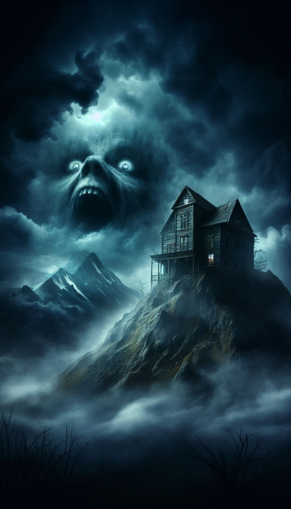 Haunted house and storm book cover