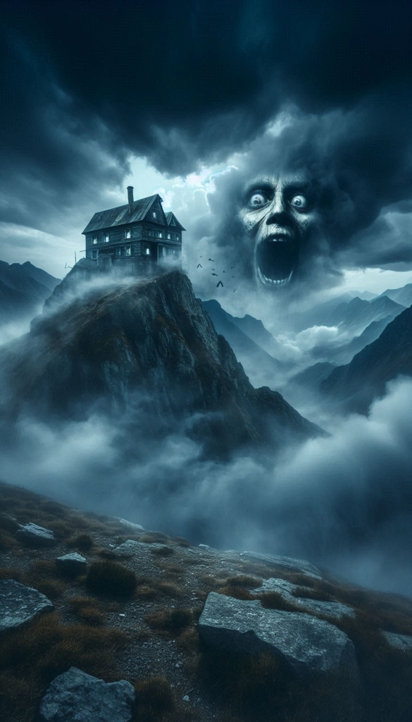 Haunted house and storm book cover