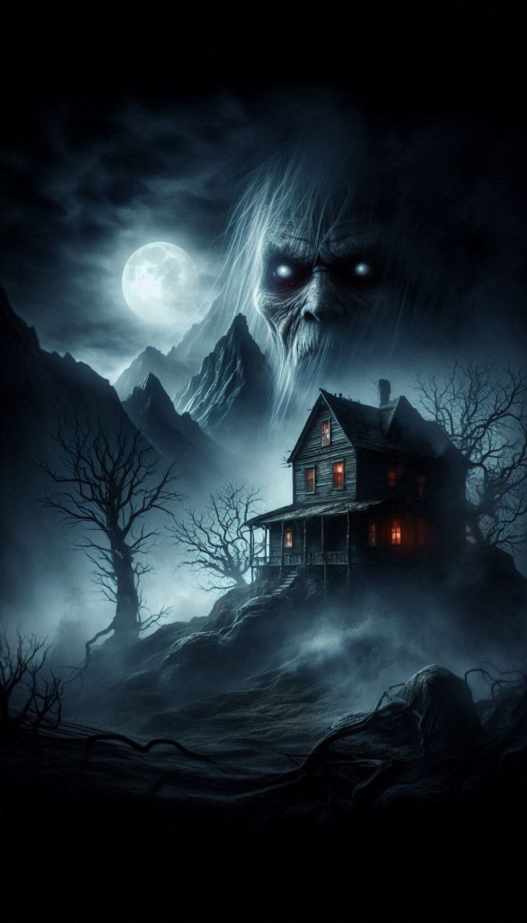 Haunted house and storm book cover 5