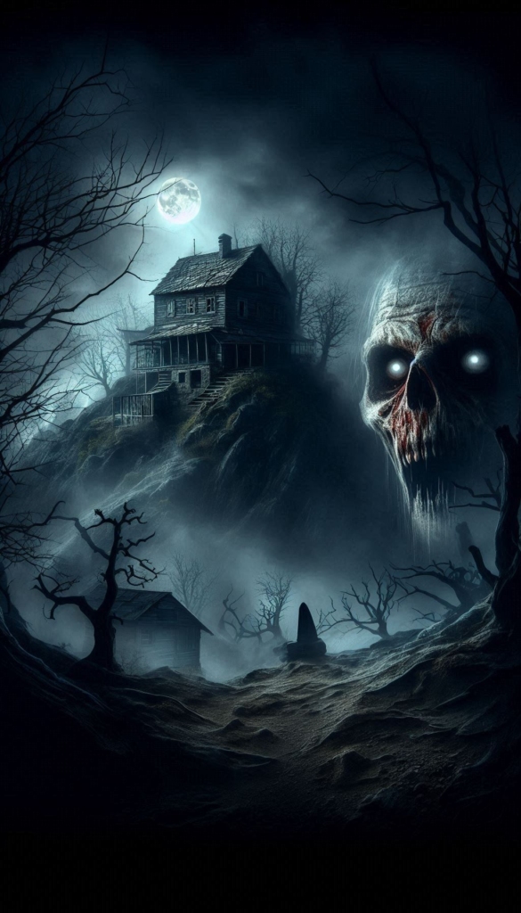 Haunted house and storm book cover