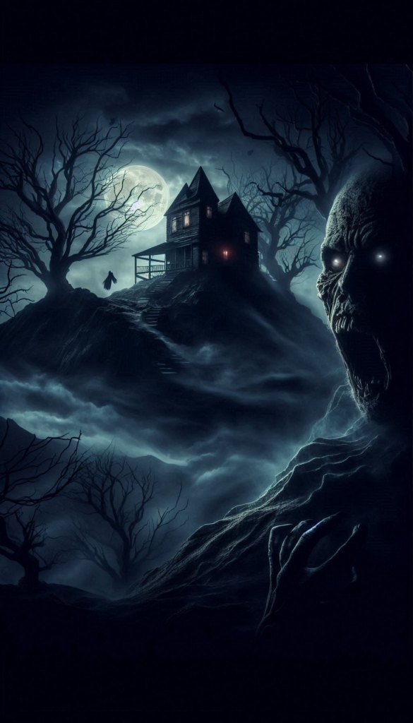 Haunted house and storm book cover