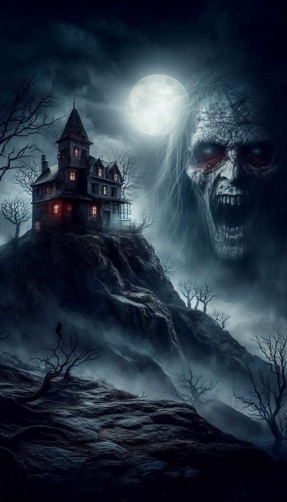 Haunted house and storm book cover