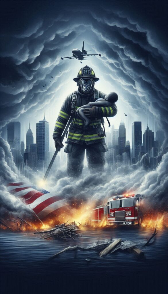 Heroic Firefighter Rescue book cover