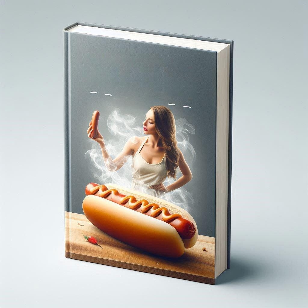 Hot Dog recipe book mockup