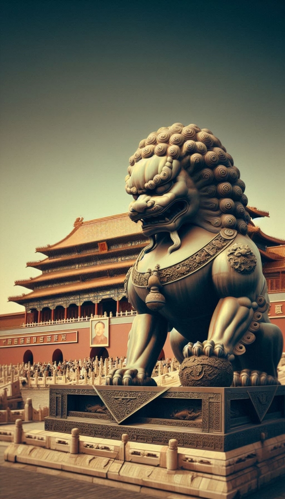 Imperial Guardian Lion at the Forbidden City book cover