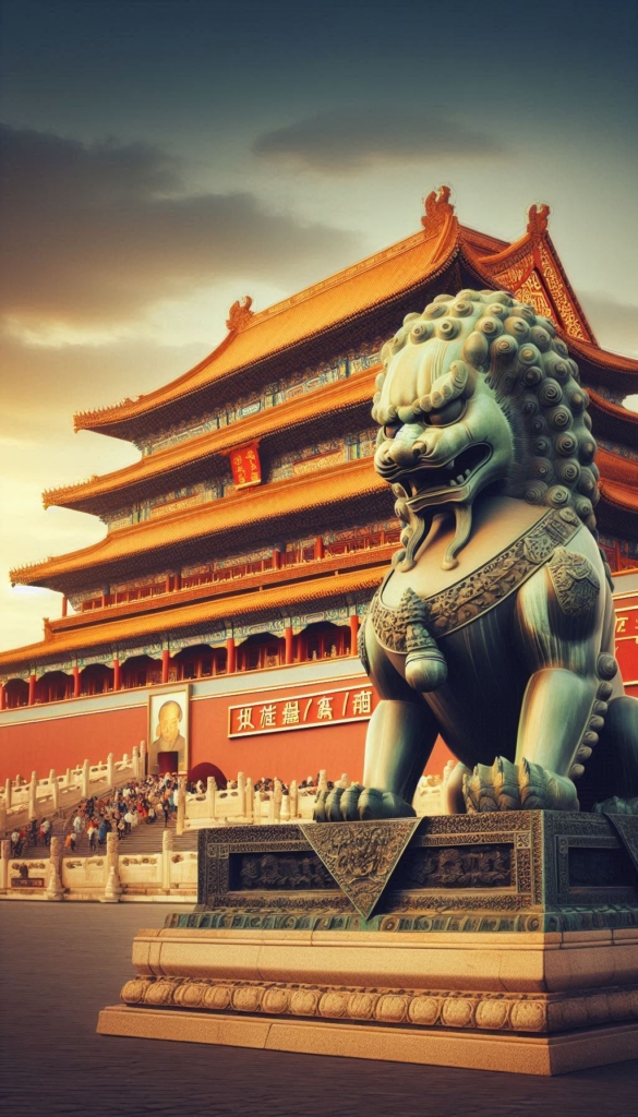 Imperial Guardian Lion at the Forbidden City book cover