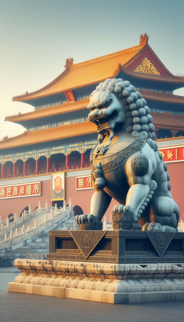 Imperial Guardian Lion at the Forbidden City book cover