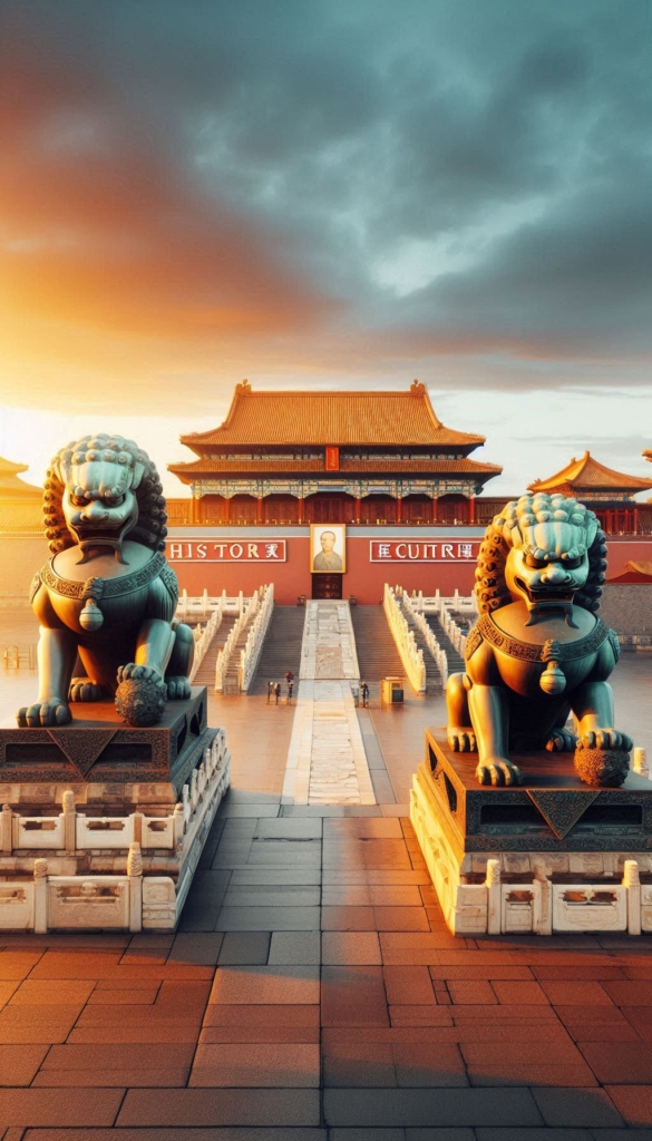 Imperial Guardian Lion at the Forbidden City book cover