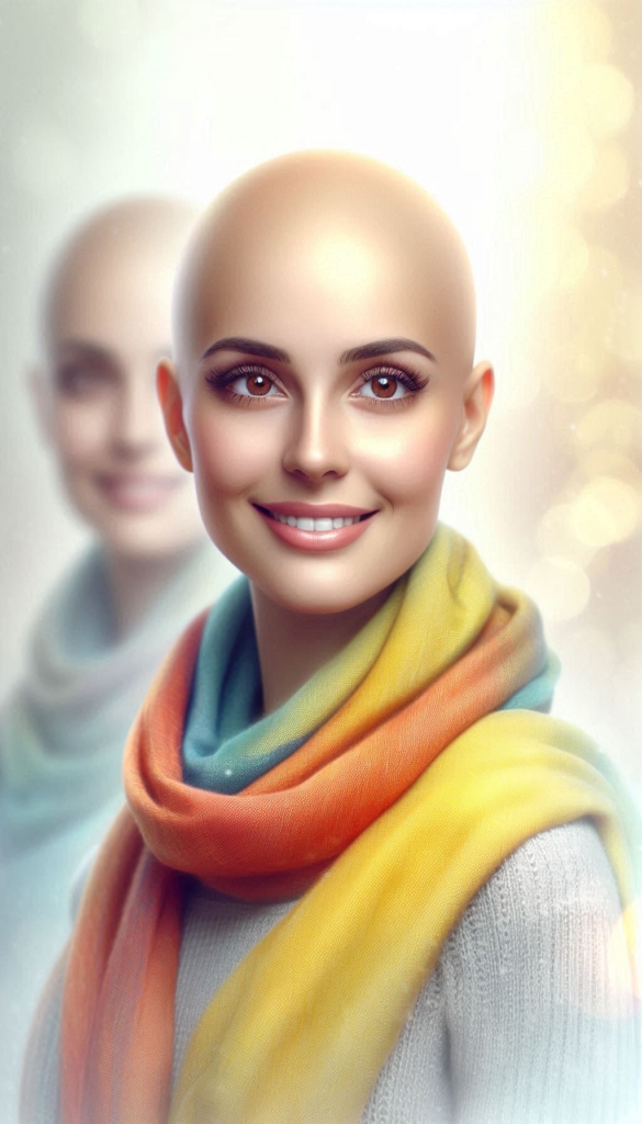 Inspirational Cancer Survivor Portrait Book Cover