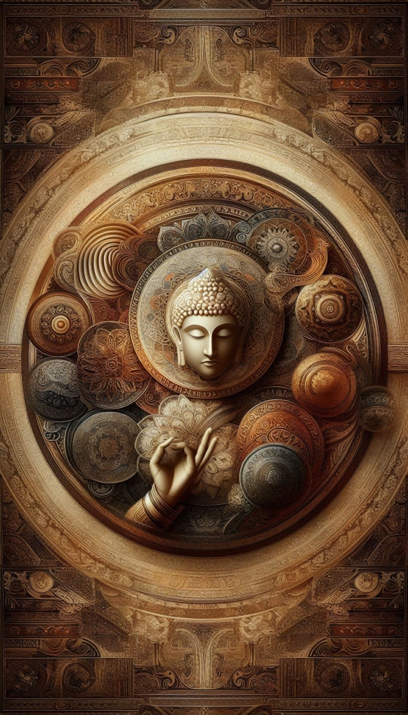 Intricate Buddha Artwork book cover