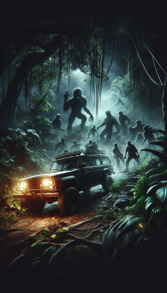 Jungle monster attack book cover