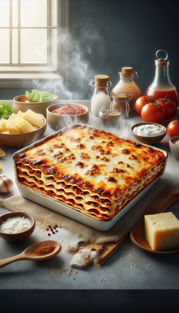 Lasagna recipe ebook cover