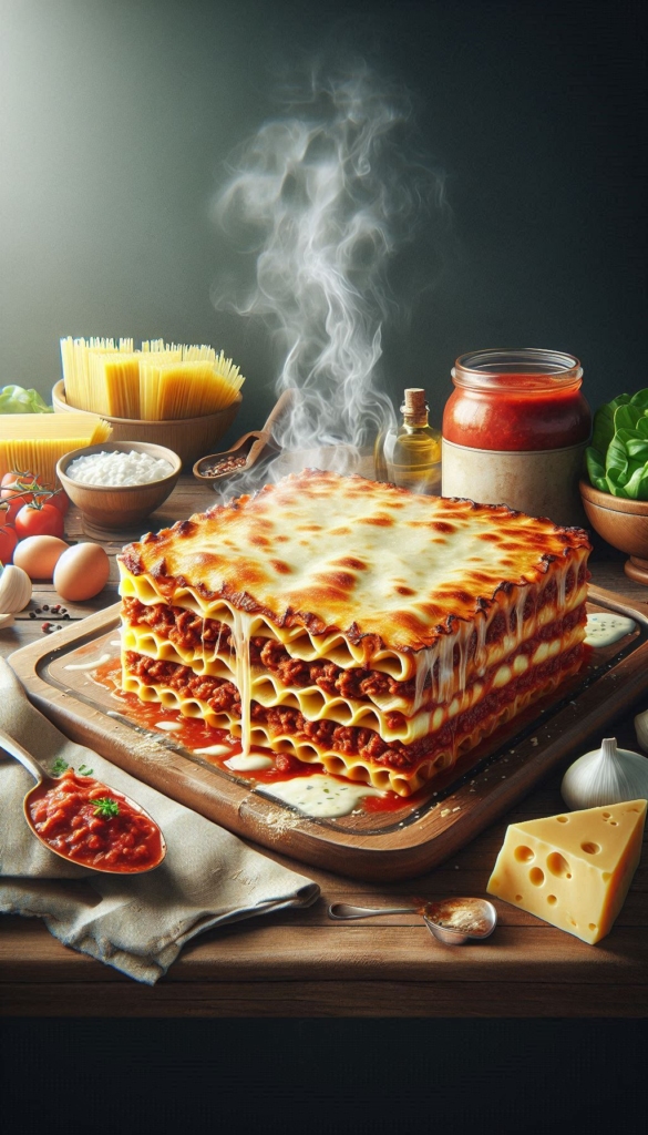 Lasagna recipe ebook cover