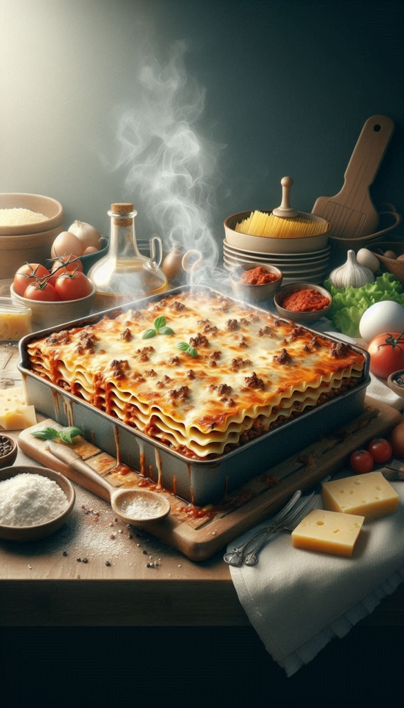 Lasagna recipe ebook cover