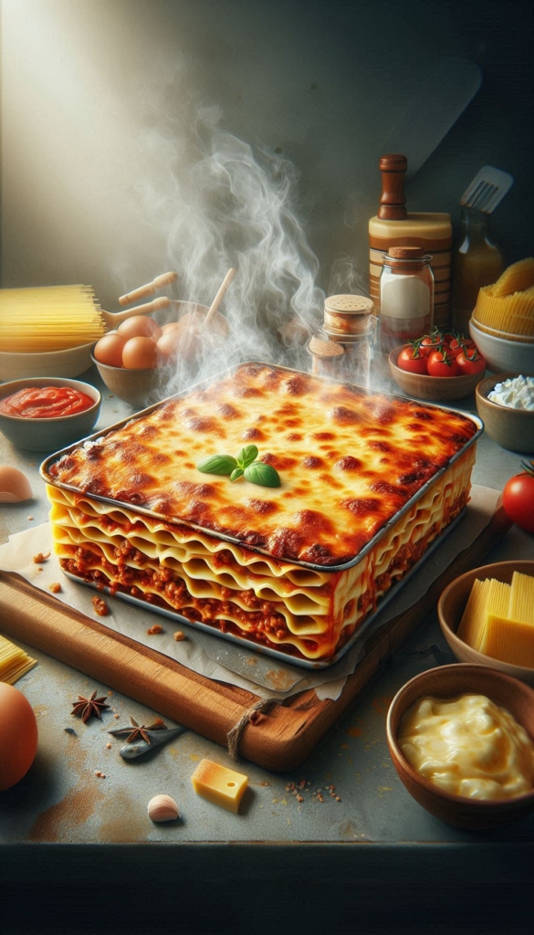 Lasagna recipe ebook cover