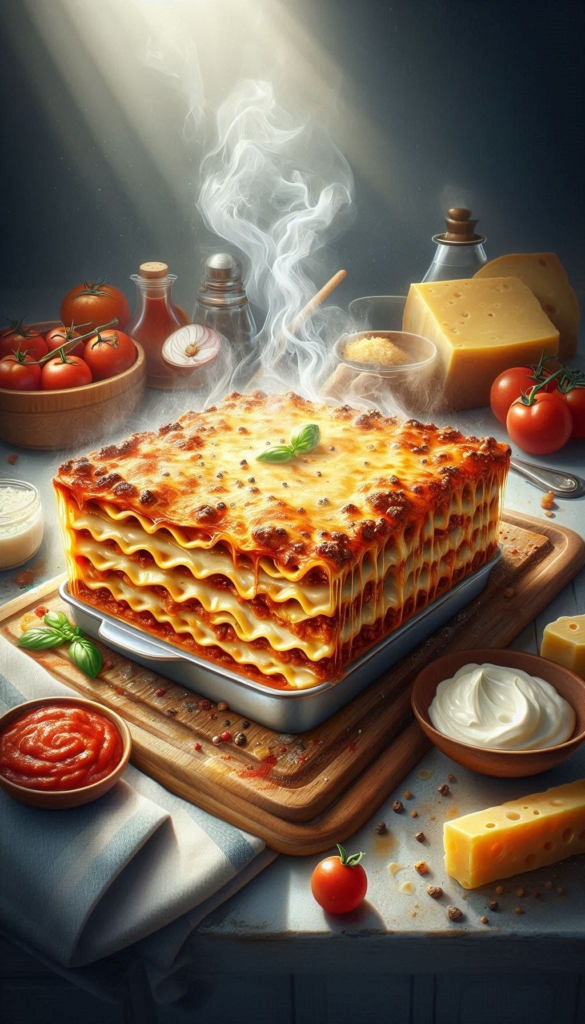 Lasagna recipe ebook cover