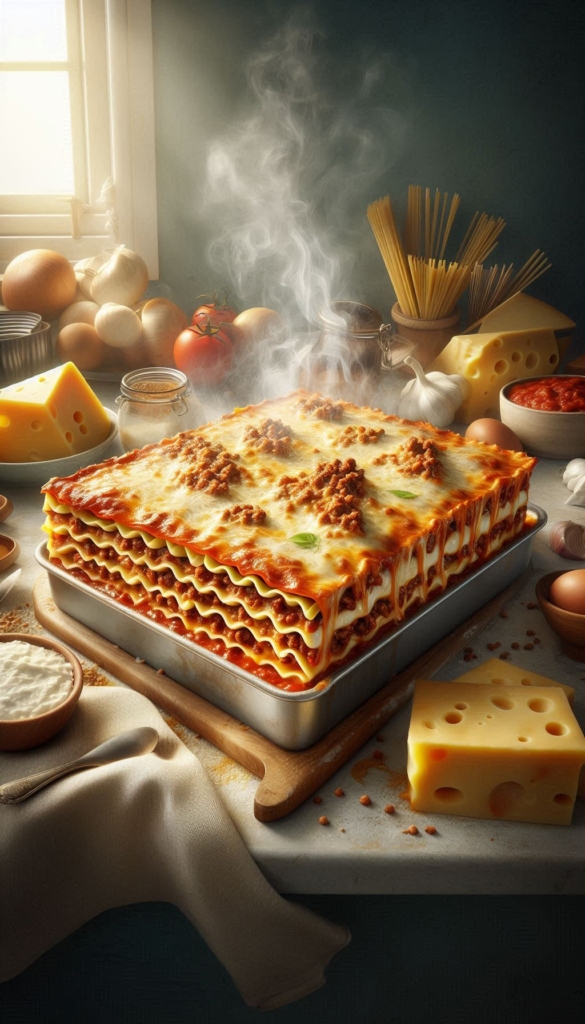 Lasagna recipe ebook cover