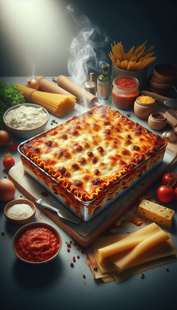 Lasagna recipe ebook cover