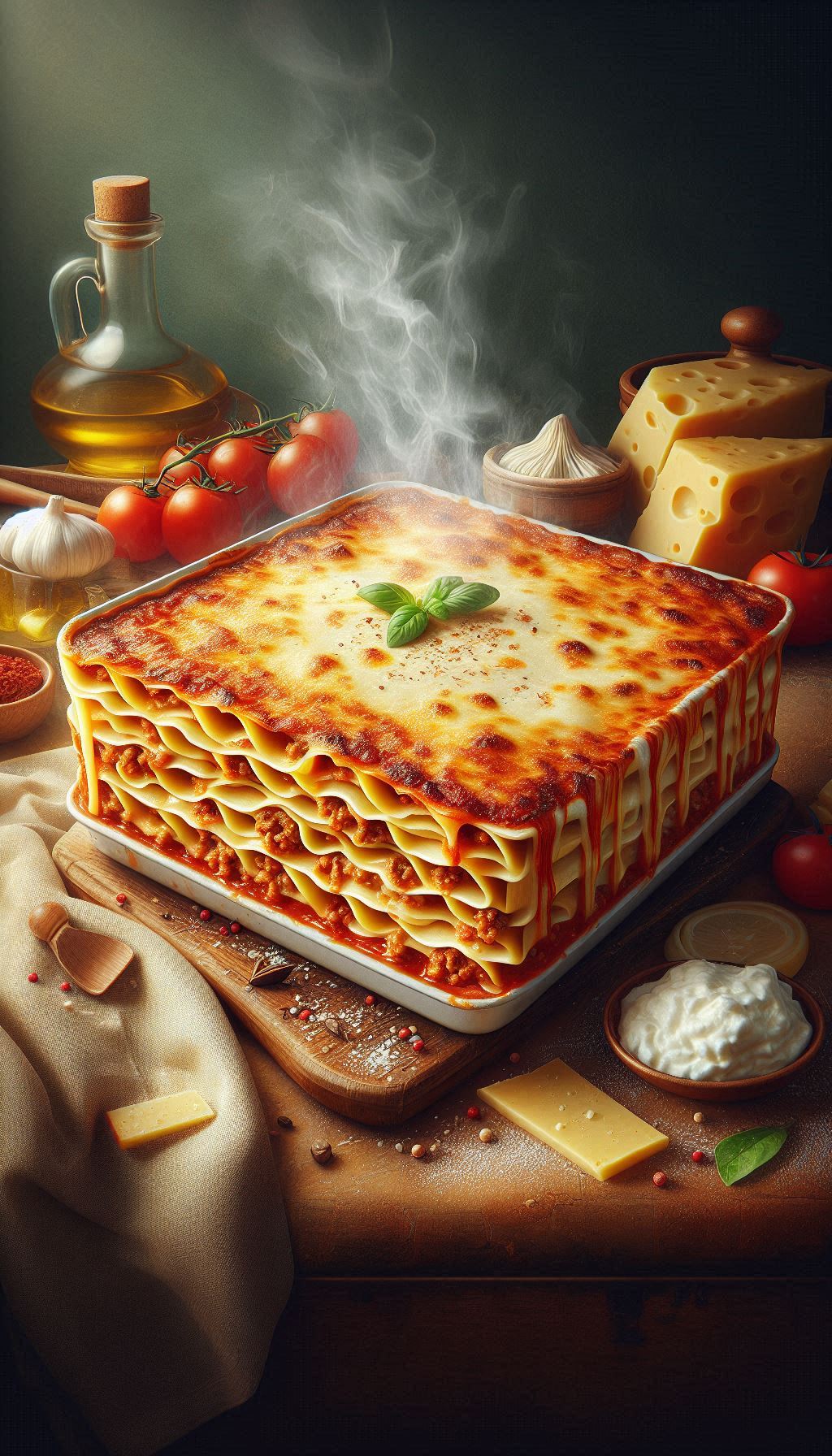 Lasagna recipe ebook cover