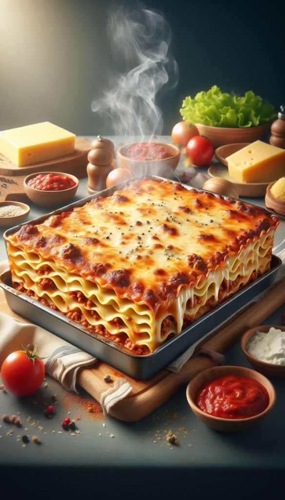 Lasagna recipe ebook cover