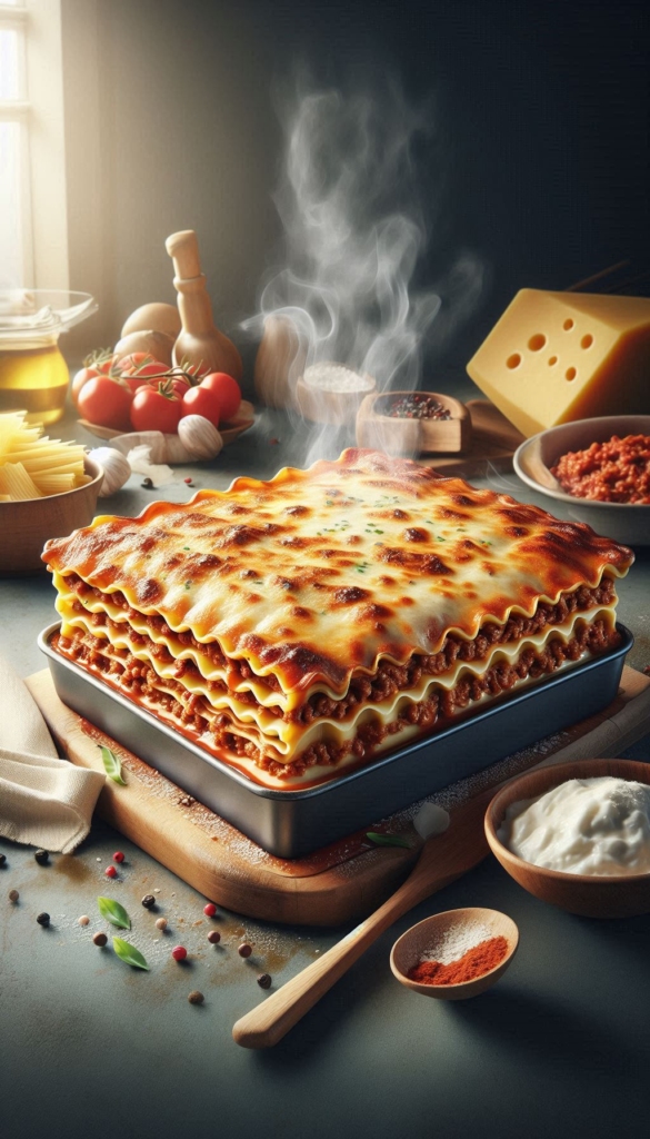 Lasagna recipe ebook cover