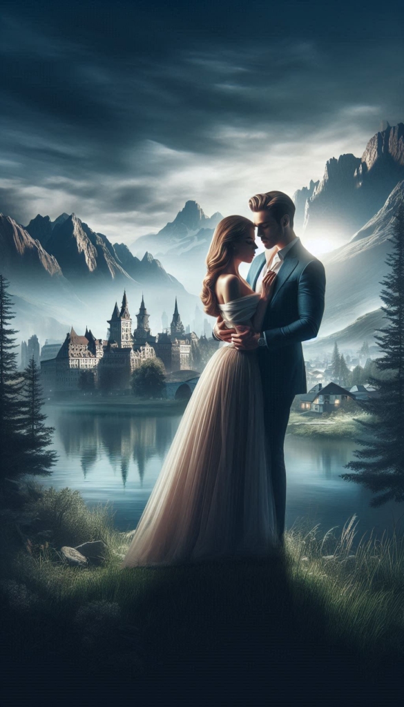 Lovers in the shadowy forest book cover