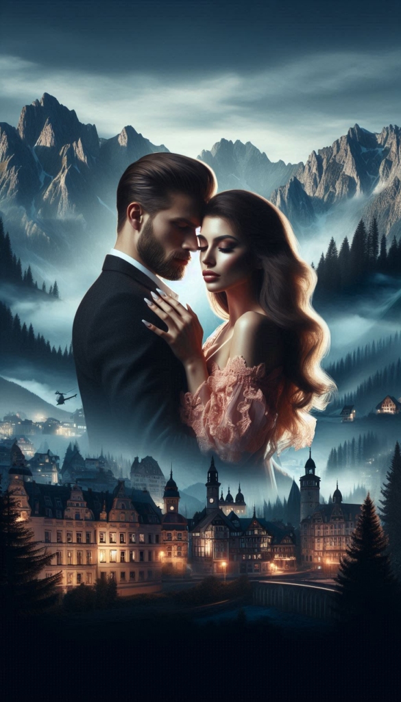 Lovers in the shadowy forest book cover