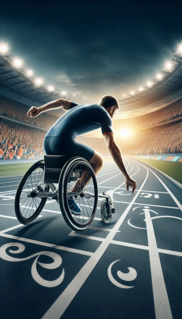 Paralympic Sprinter book cover 