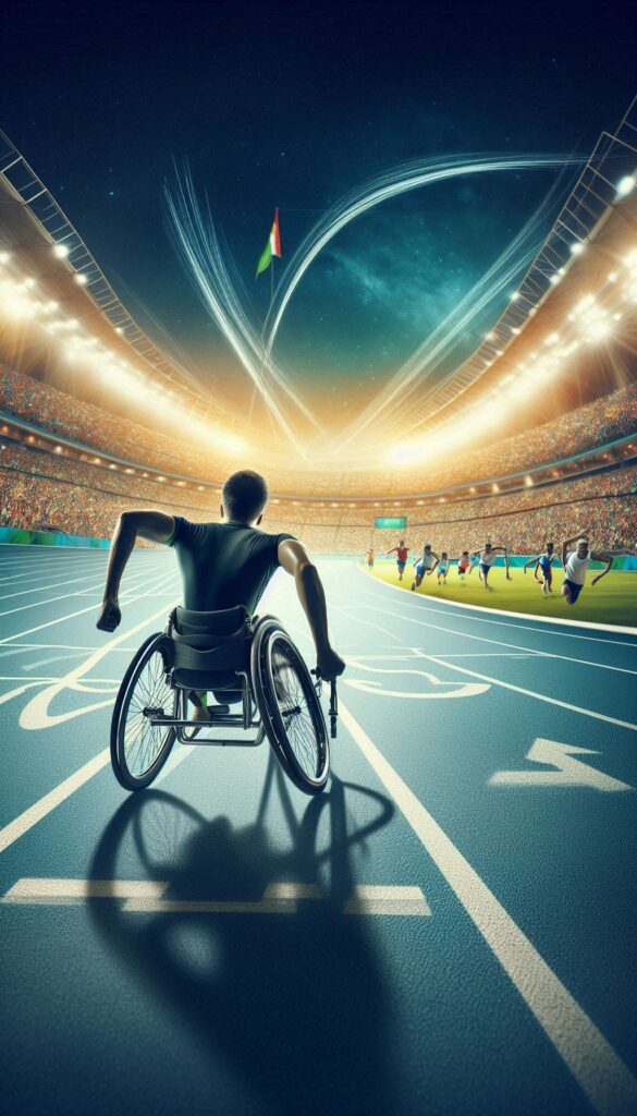 Paralympic Sprinter book cover