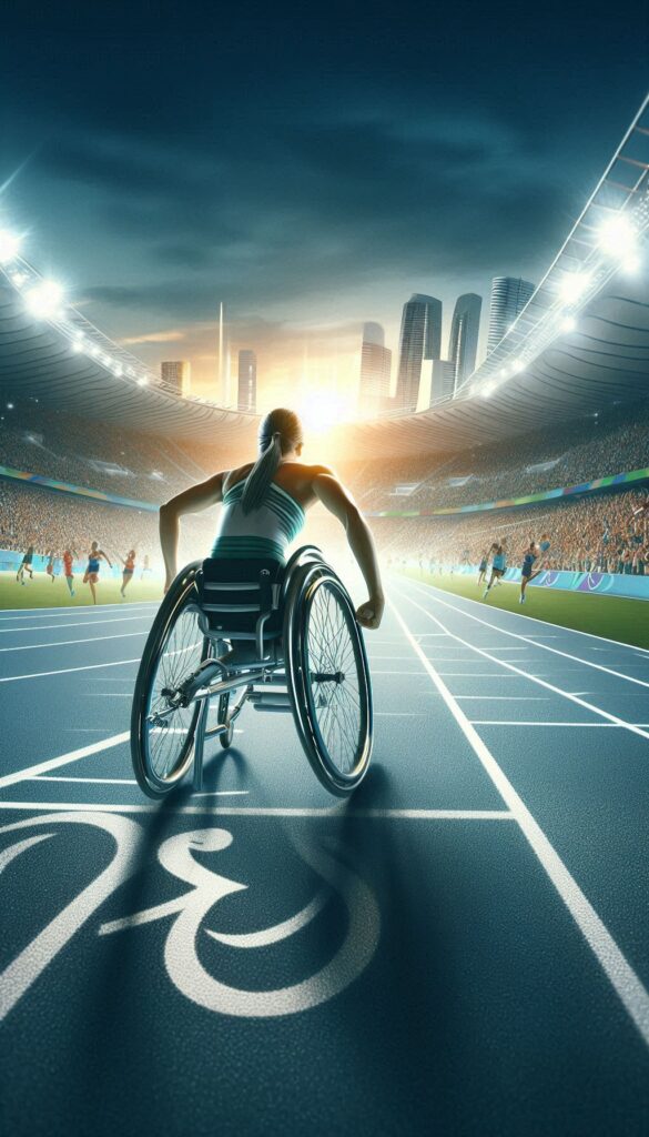 Paralympic Sprinter book cover 