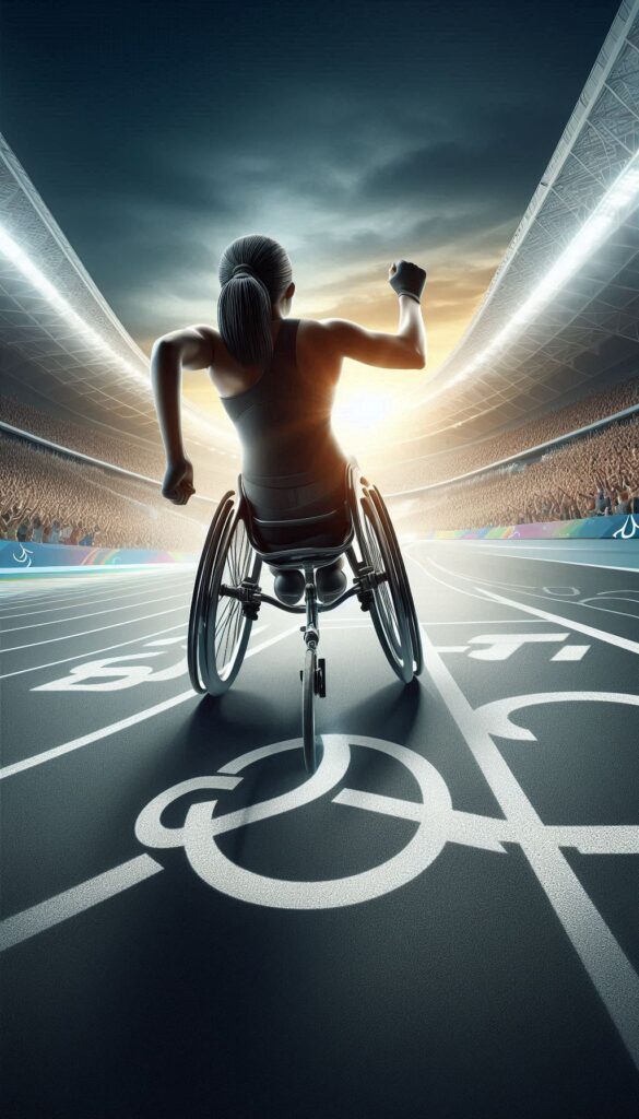 Paralympic Sprinter book cover 