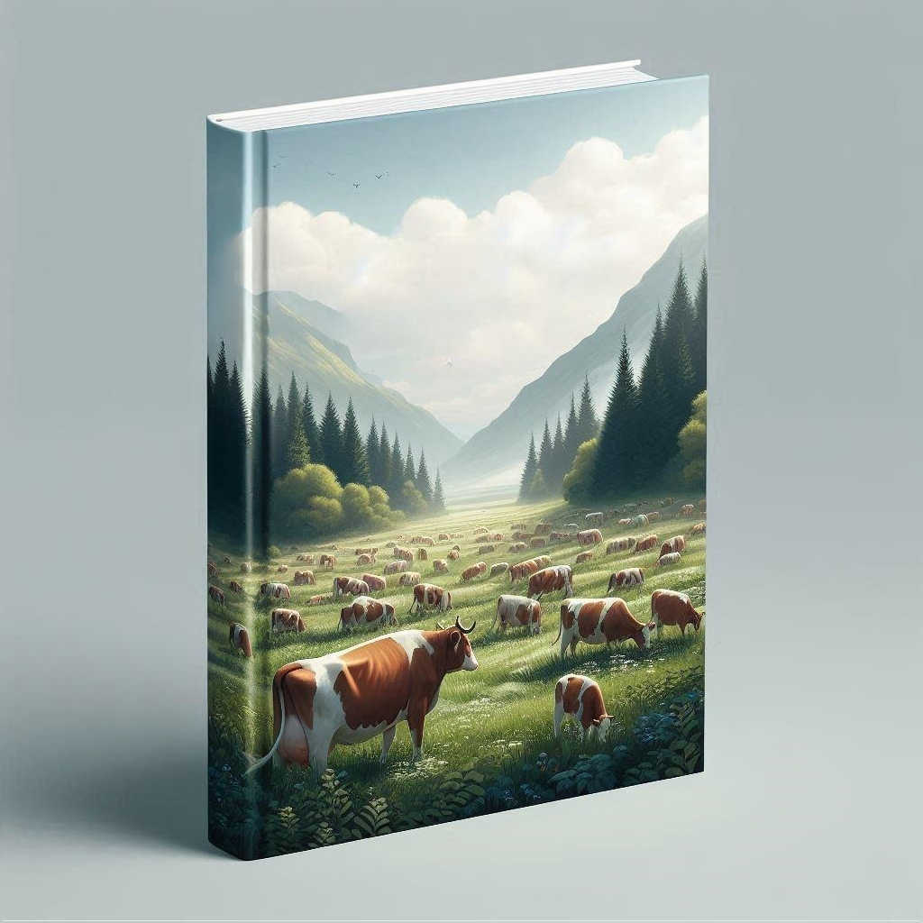 Pastoral Horizons Non-Fiction book cover mockup