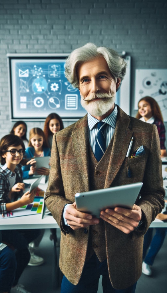 Professor with Students book covers