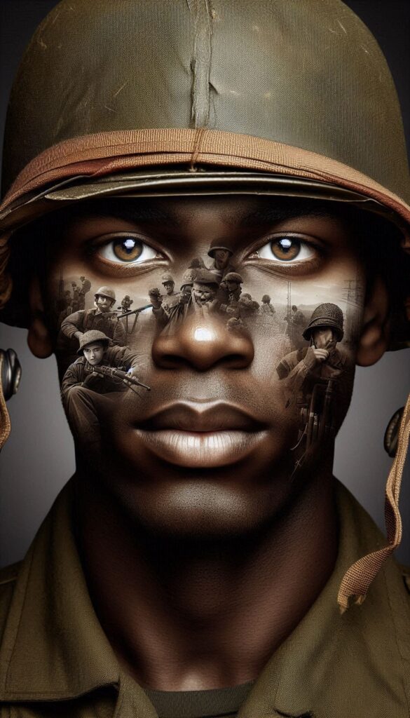 Reflective Soldier Portrait book cover