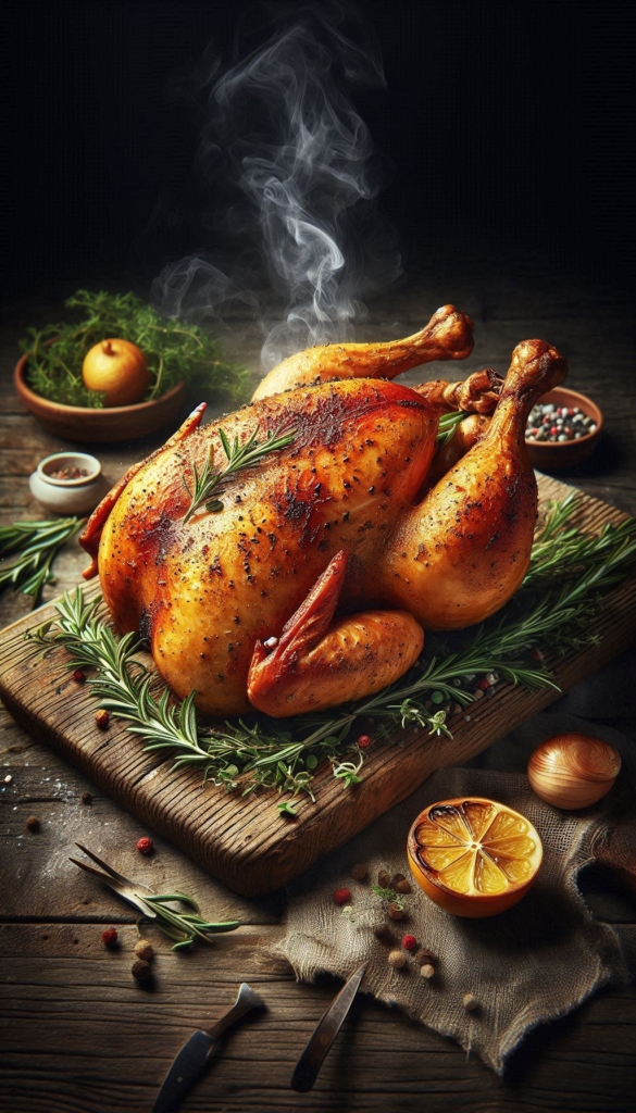 Roast chicken recipe ebook cover