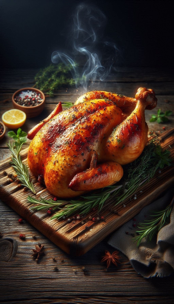 Roast chicken recipe ebook cover