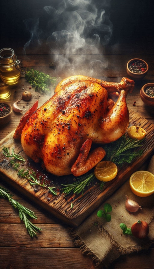 Roast chicken recipe ebook cover