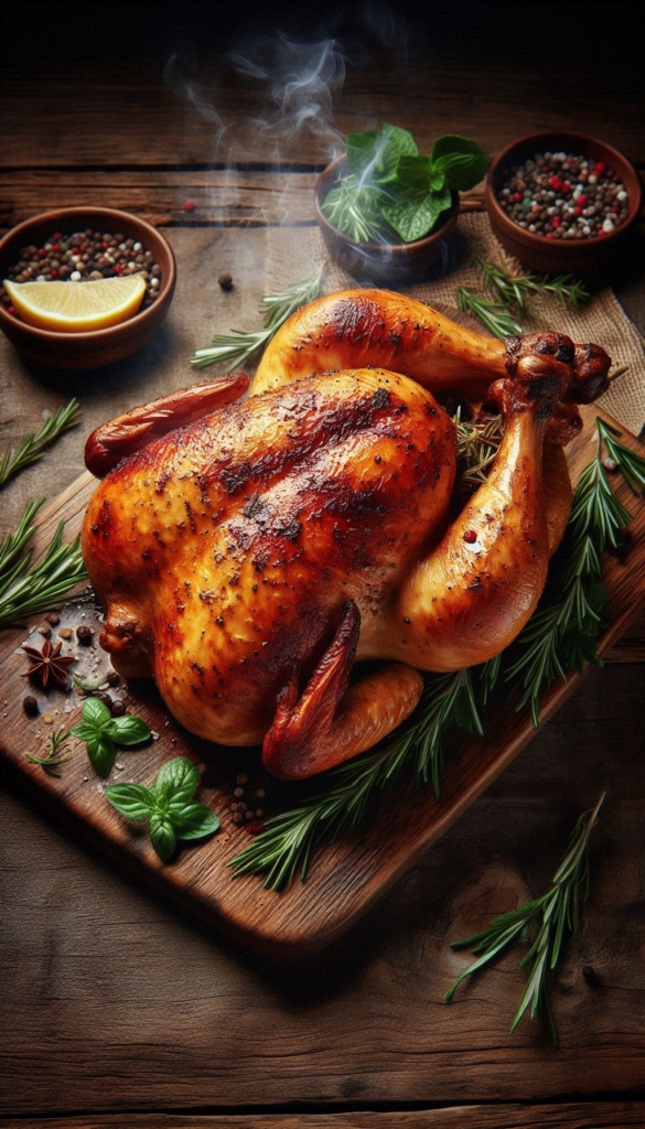 Roast chicken recipe ebook cover