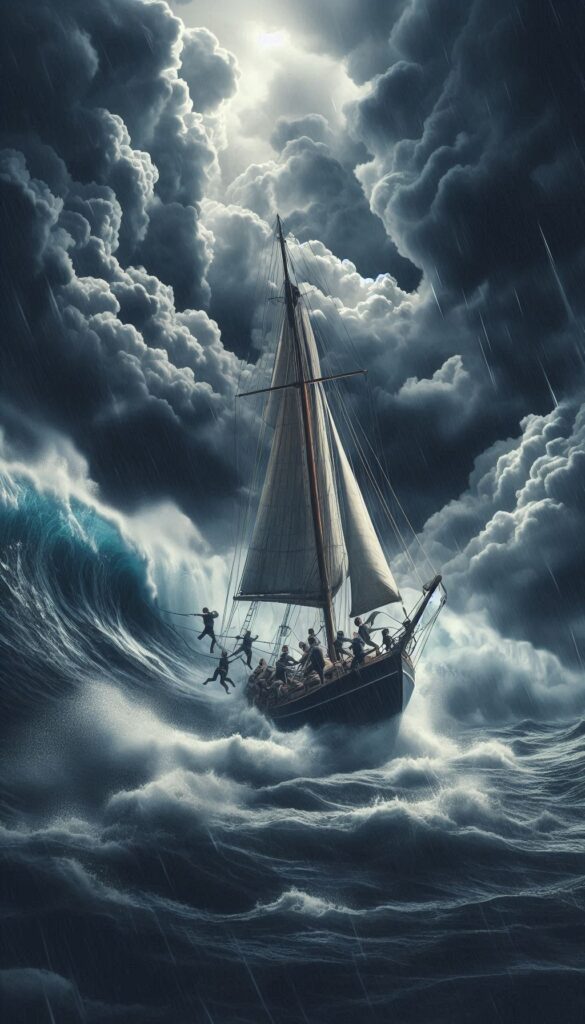 Sailing Through Storms book cover