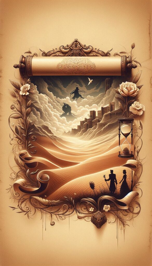 Sands of Time arabic book cover