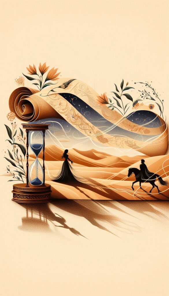 Sands of Time arabic book cover