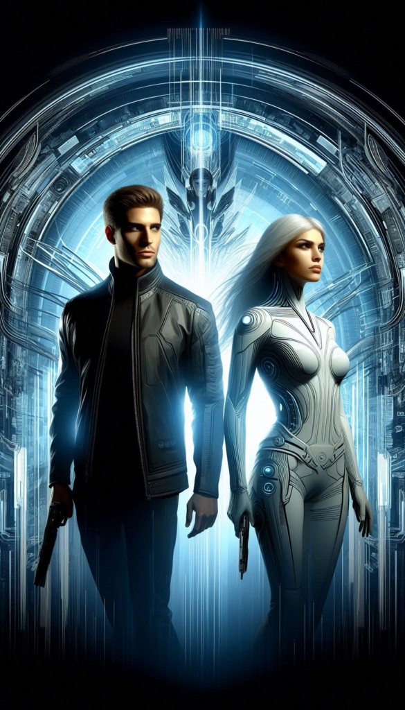 Sci-Fi Duo in High-Tech World book cover 