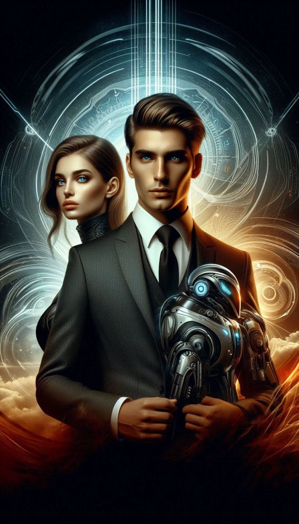 Sci-Fi Duo in High-Tech World book cover