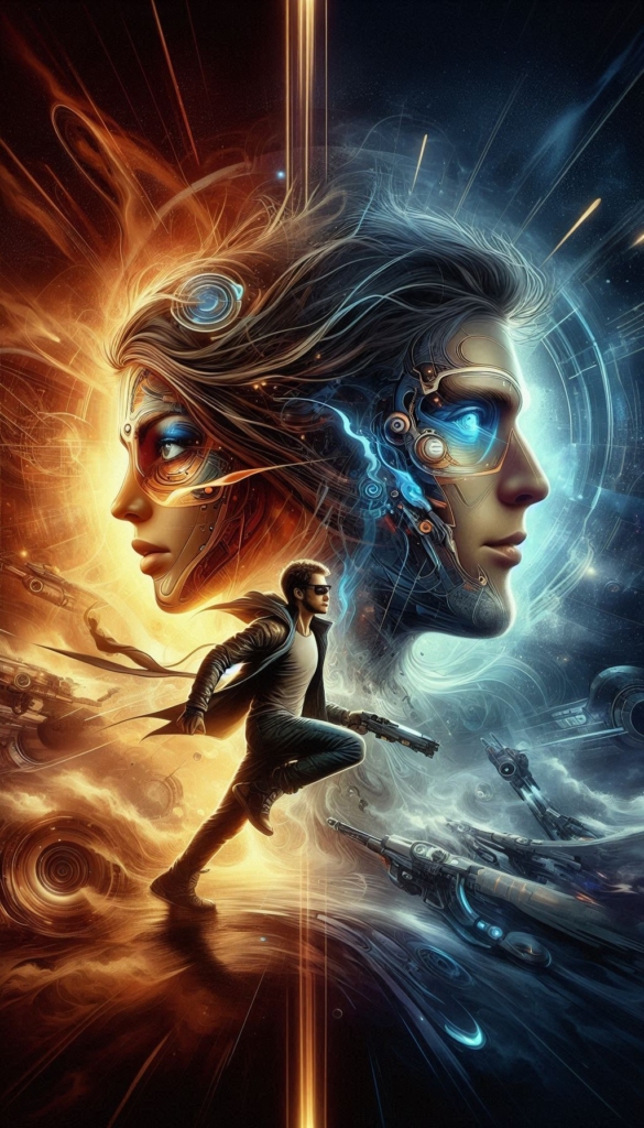 Sci-Fi Hero and Heroine book cover 