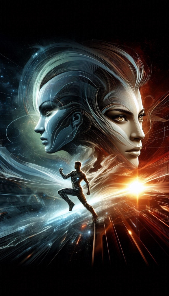 Sci-Fi Hero and Heroine book cover 