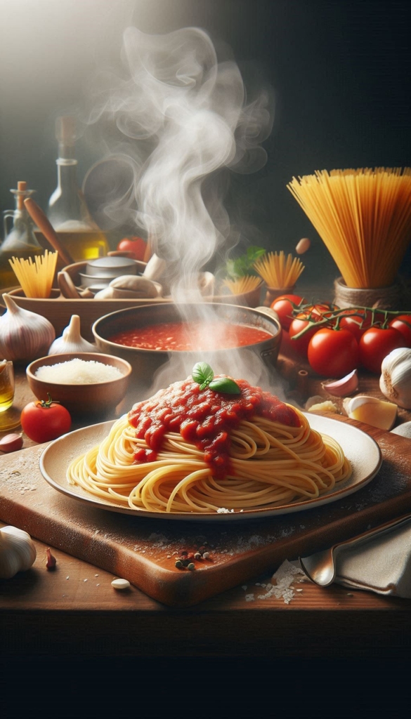 Spaghetti recipe book cover